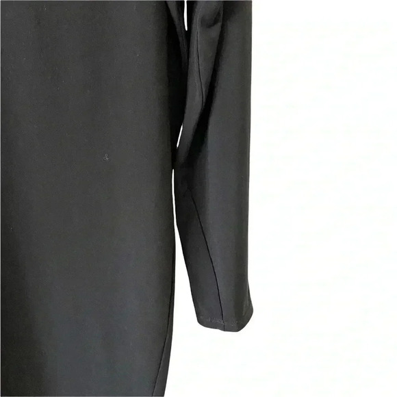Calvin Klein Francisco Costa Black Dress Size 8 V-Neck Careerwear Office Classic - Picture 6 of 8